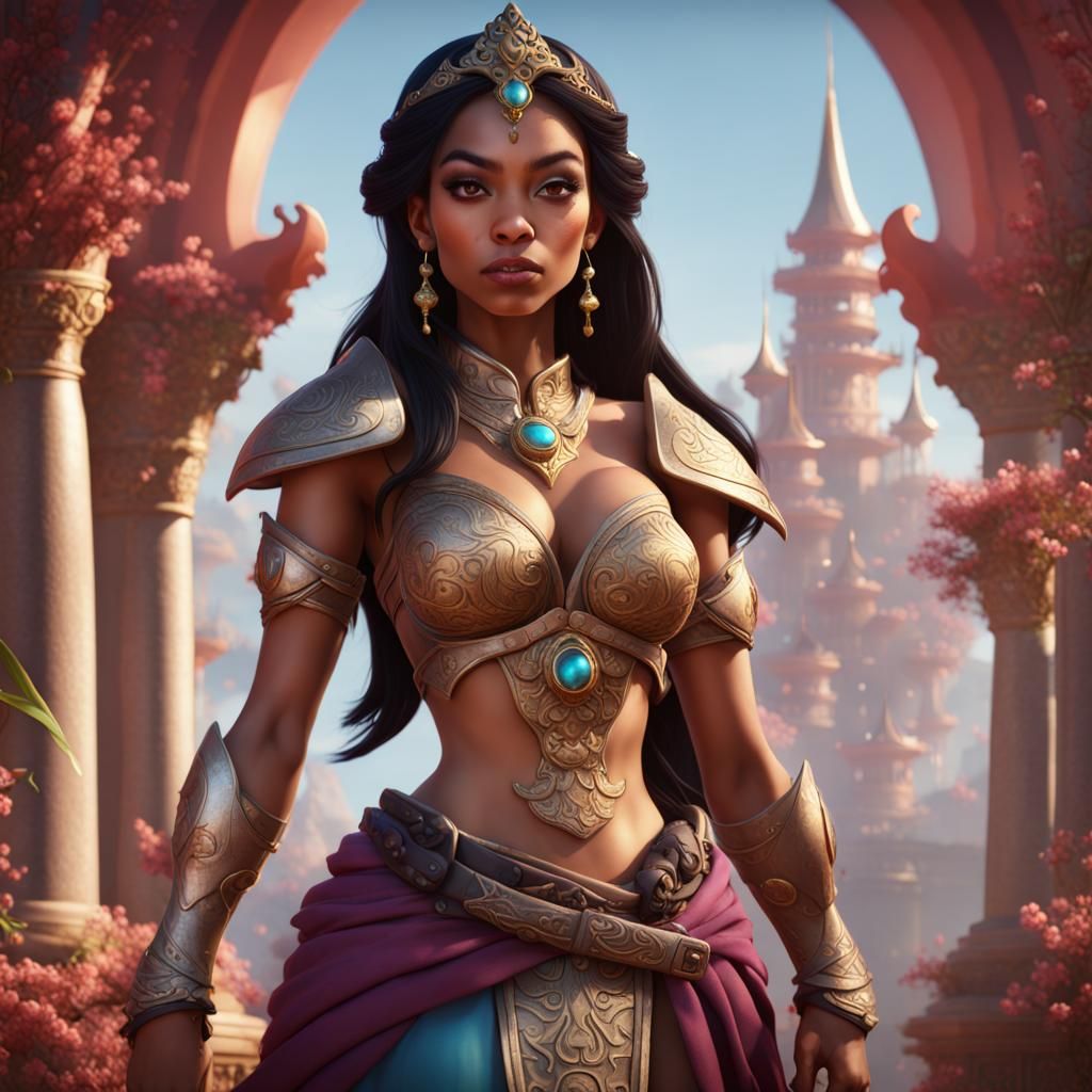 Jasmine as Dessert Warrior Concept Art