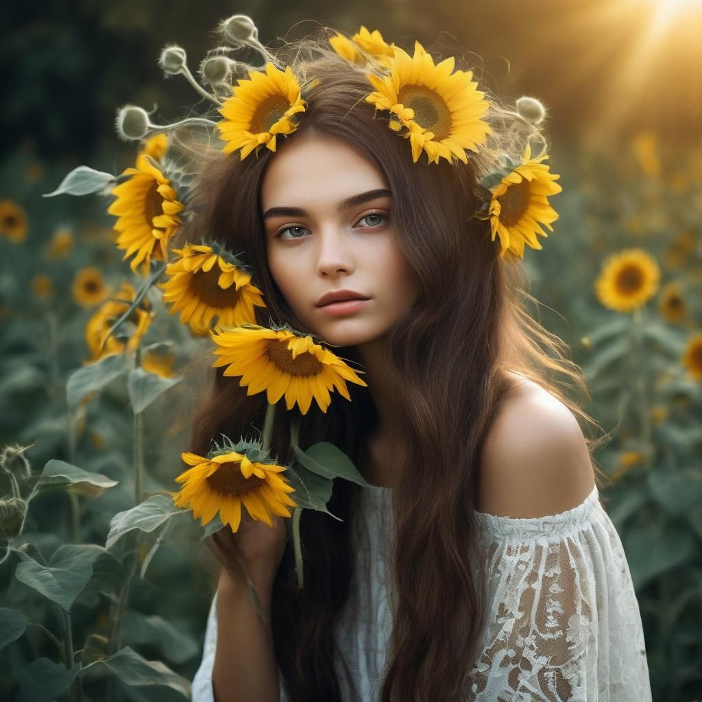 Ethereal Love Between Mortal and Skeleton in Gothic Setting