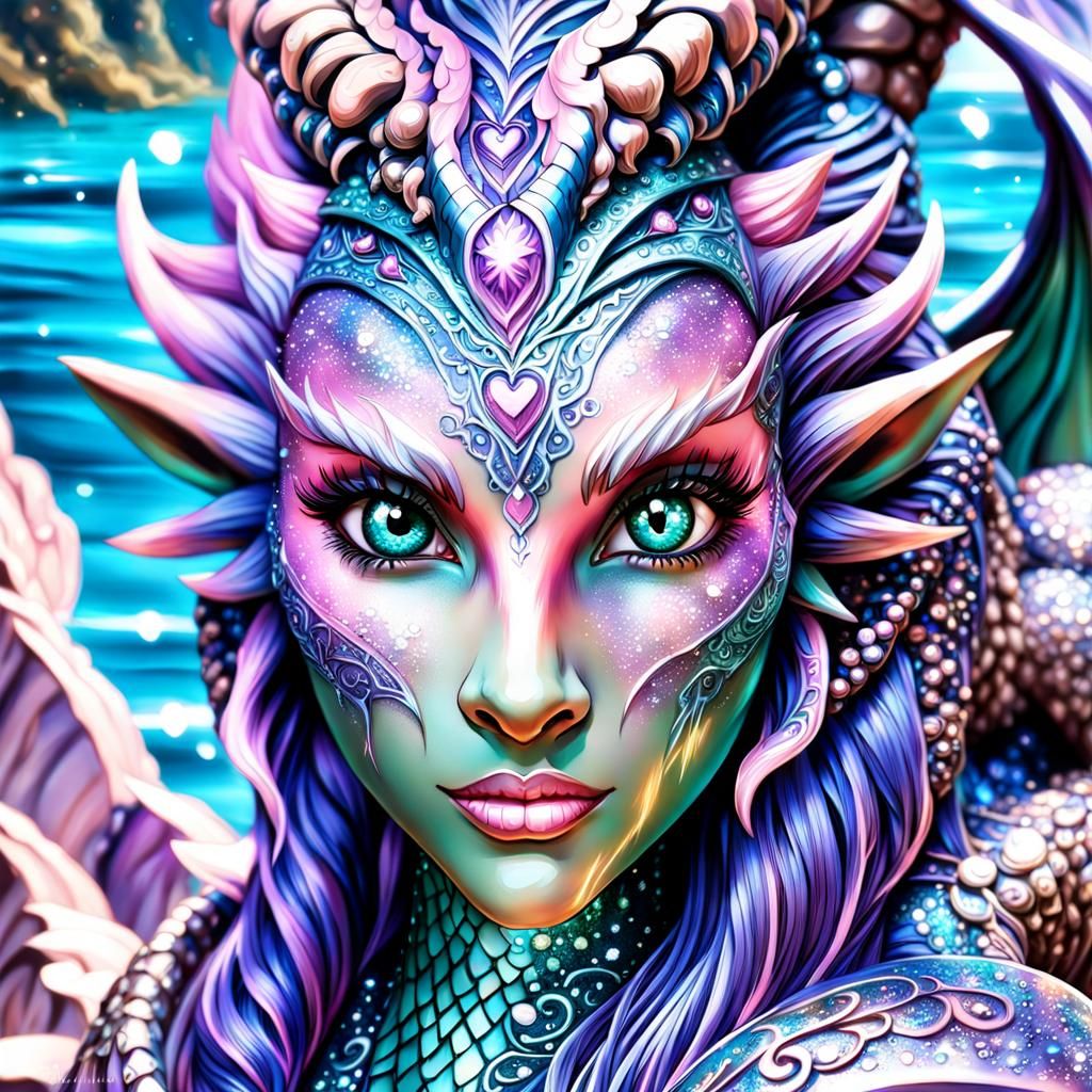 Dragon Dryad Sorceress in Stardust Garden