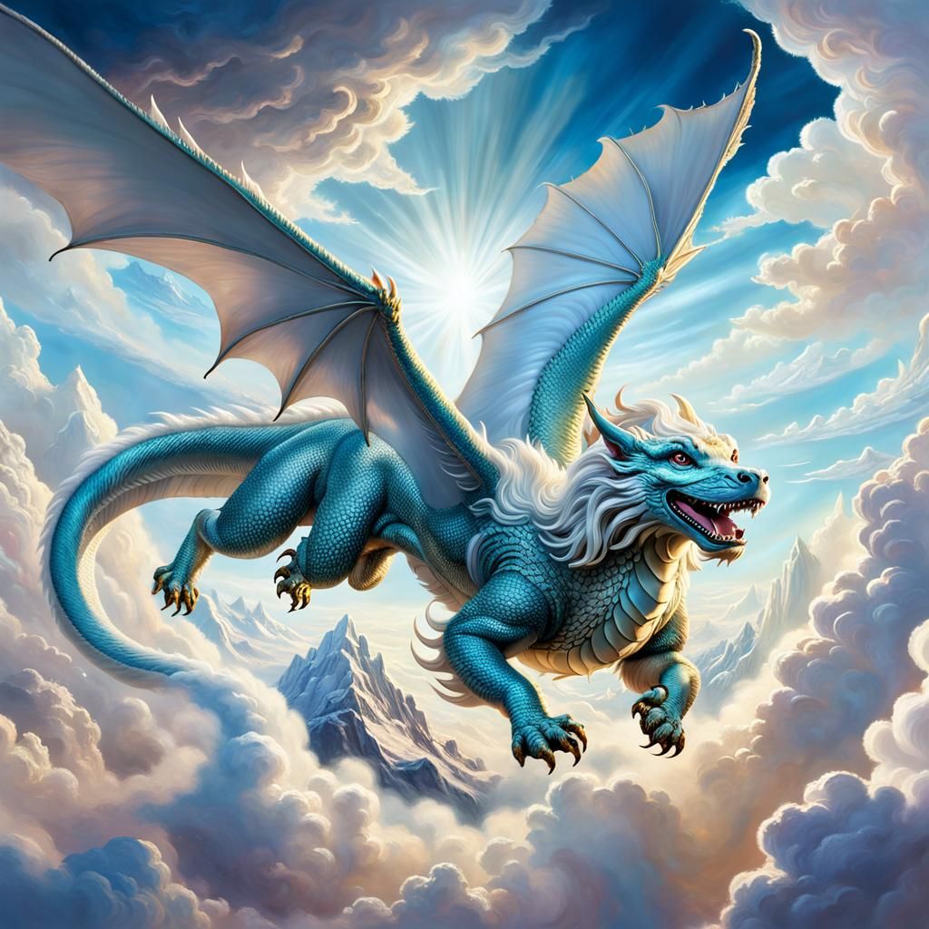 Falkor, the luckdragon from The NeverEnding Story