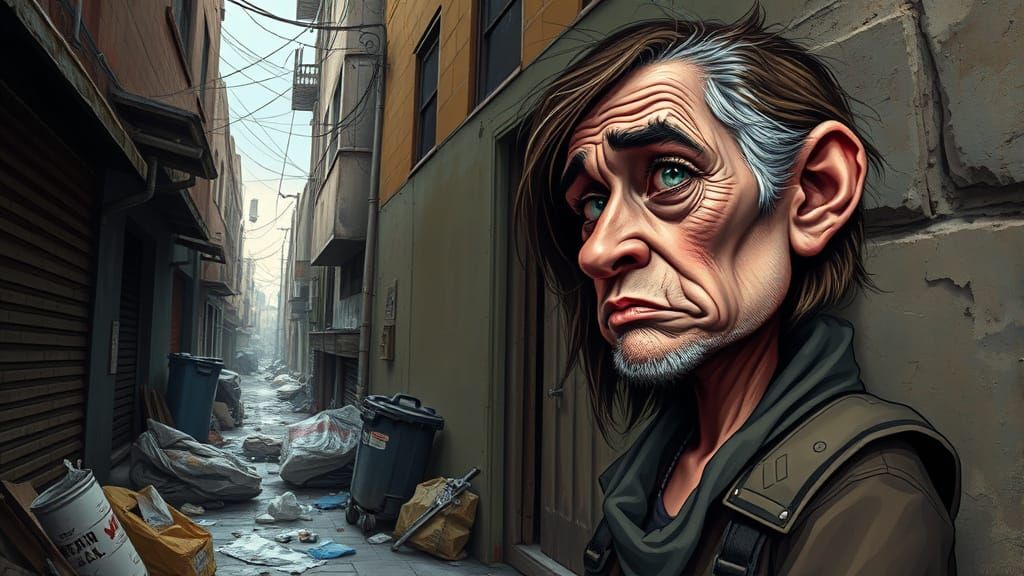 Scathing Satire on Homelessness and Human Condition