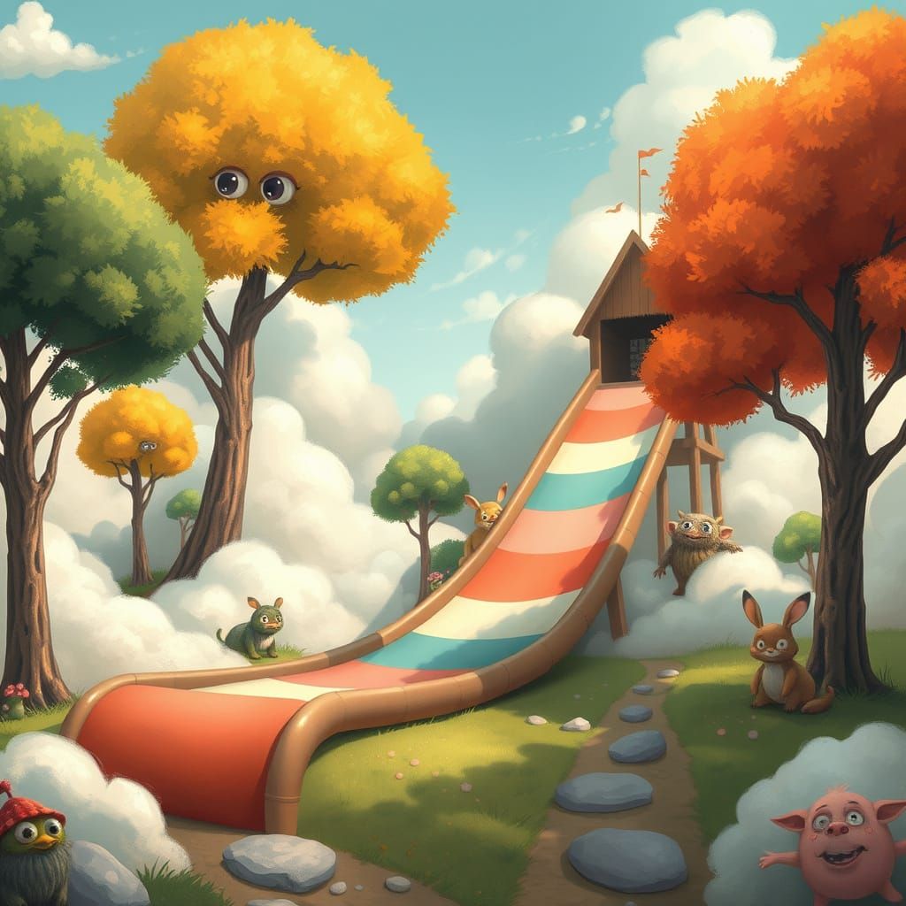 Lurking By The Vivid Slide