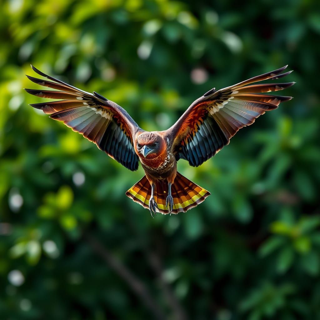 Majestic Bird in Flight