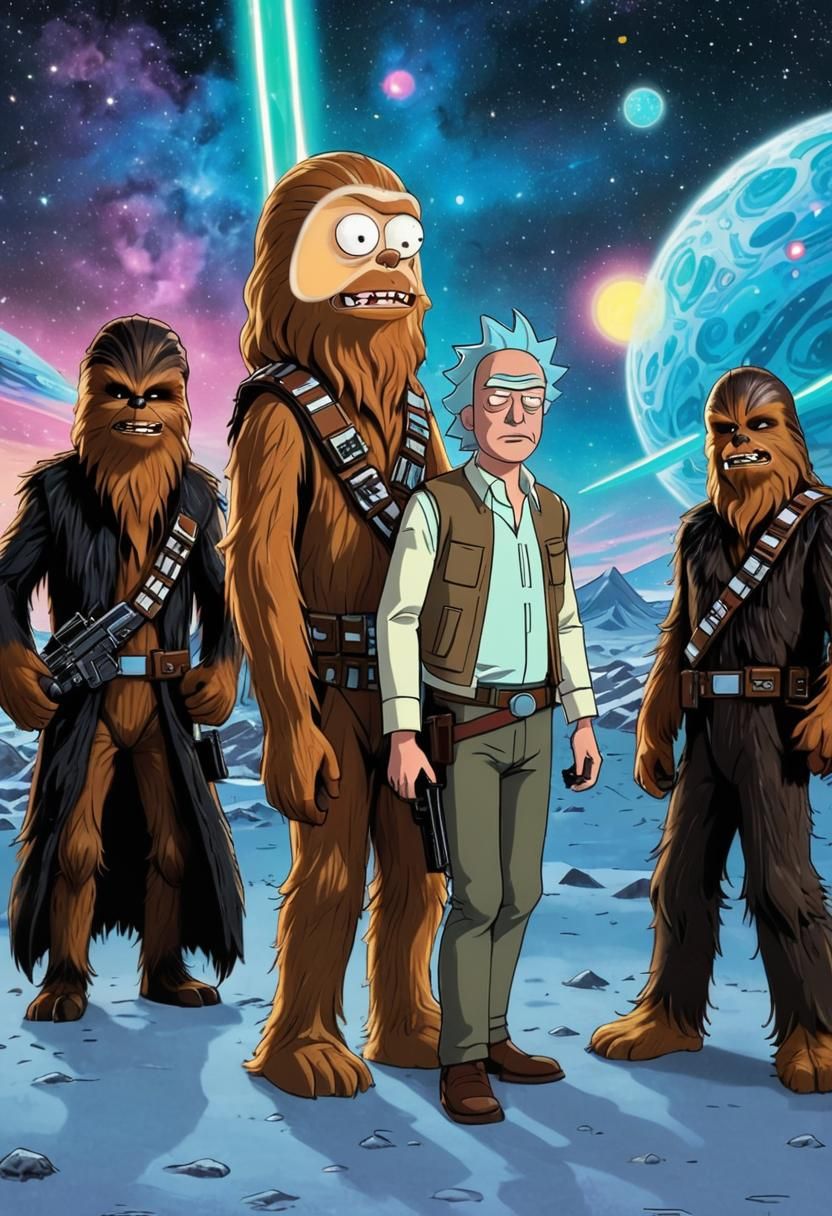 Rick and Morty as Star Wars Characters