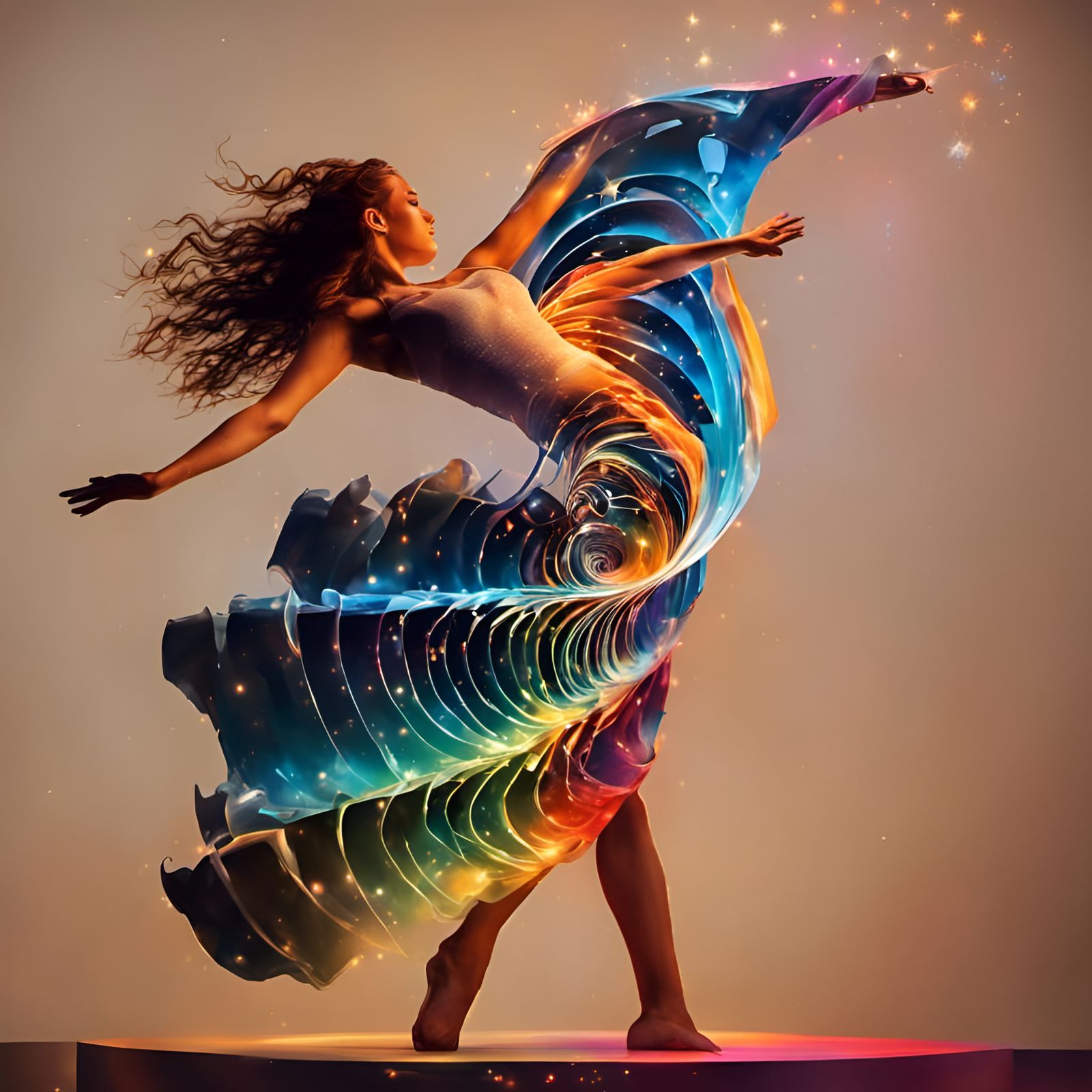 Spiraling Dancers Stairway to Heaven in Epic Style