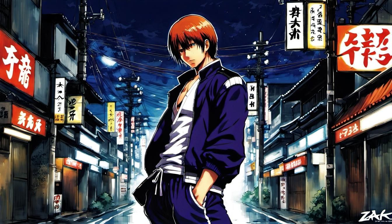 Kyo Kusanagi in Esaka