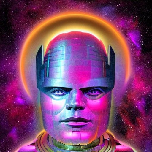 Galactus in Holographic Astral Cosmic Illustration