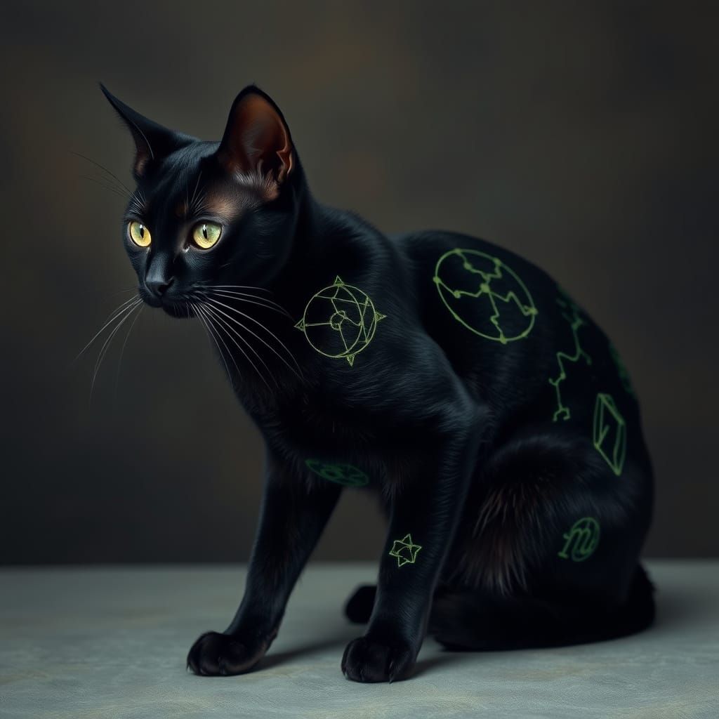 Dark Cat Embodies Virgo's Sinister Side