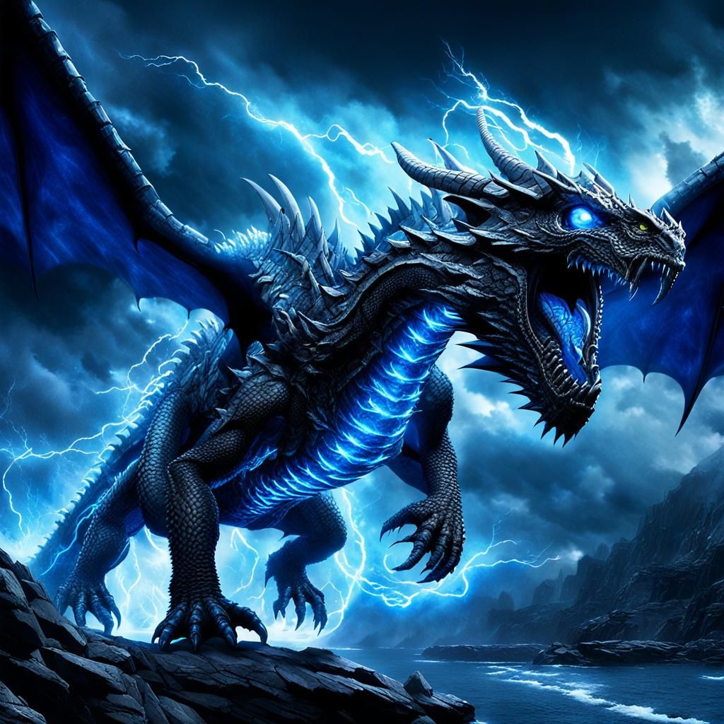 Epic Primordial Dragon Stormbreaker in a Hurricane