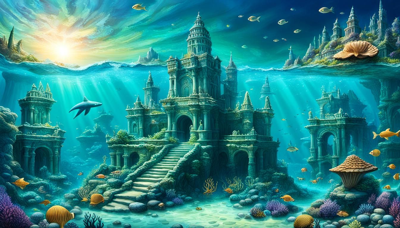 Magical Atlantis: Sunken City with Merfolk