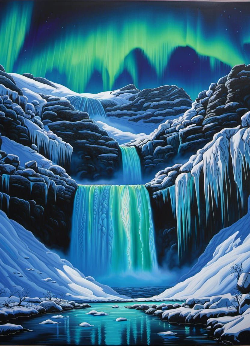 Etherial Ice Falls
