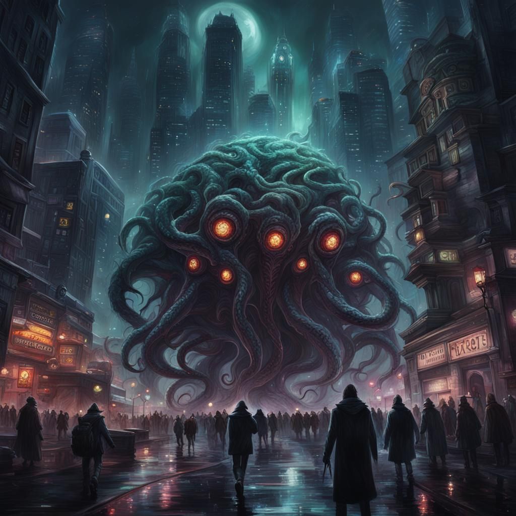 Yog-Sothoth Emerges in Modern Cityscape