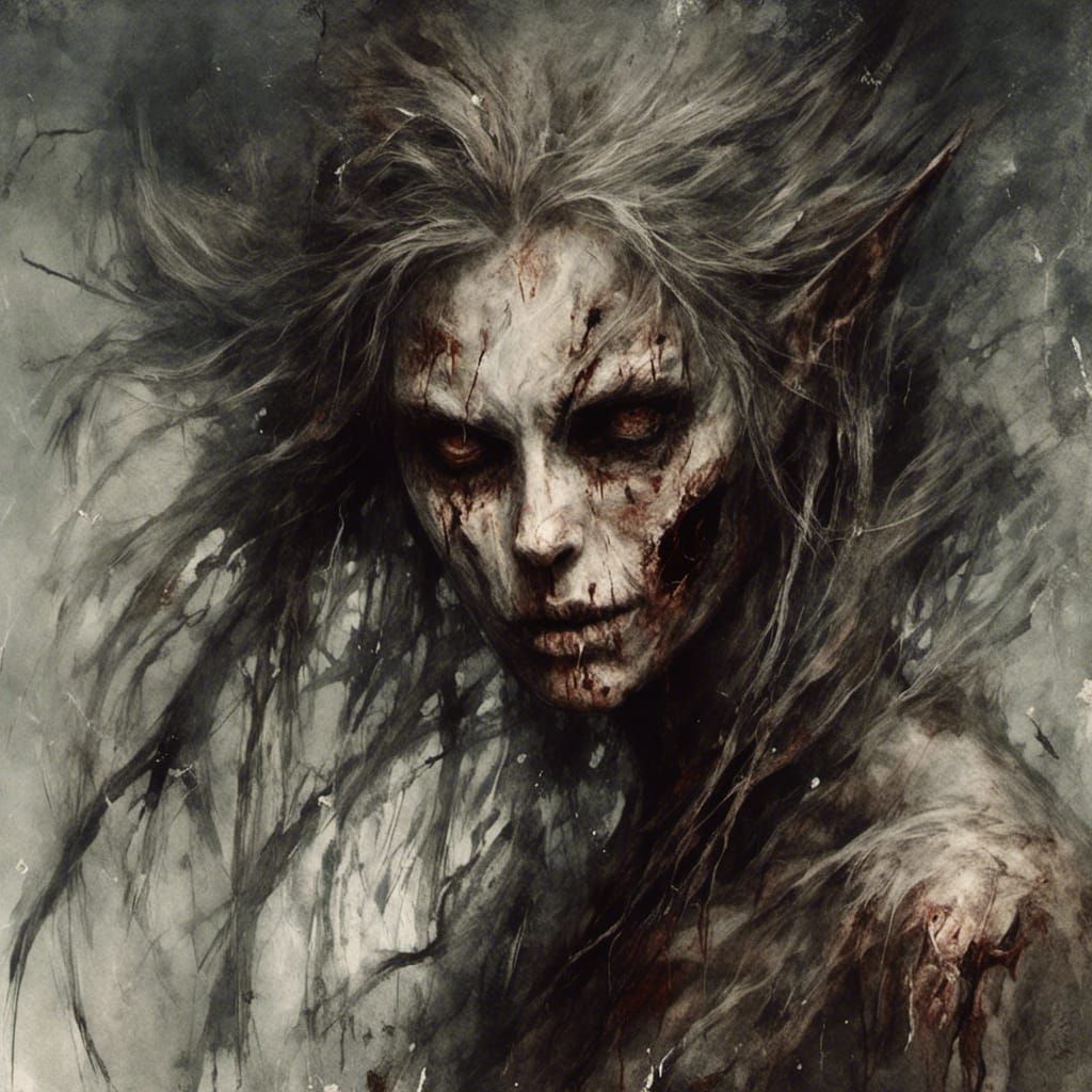 Angry Banshee Formed From Dying Elf Spirit