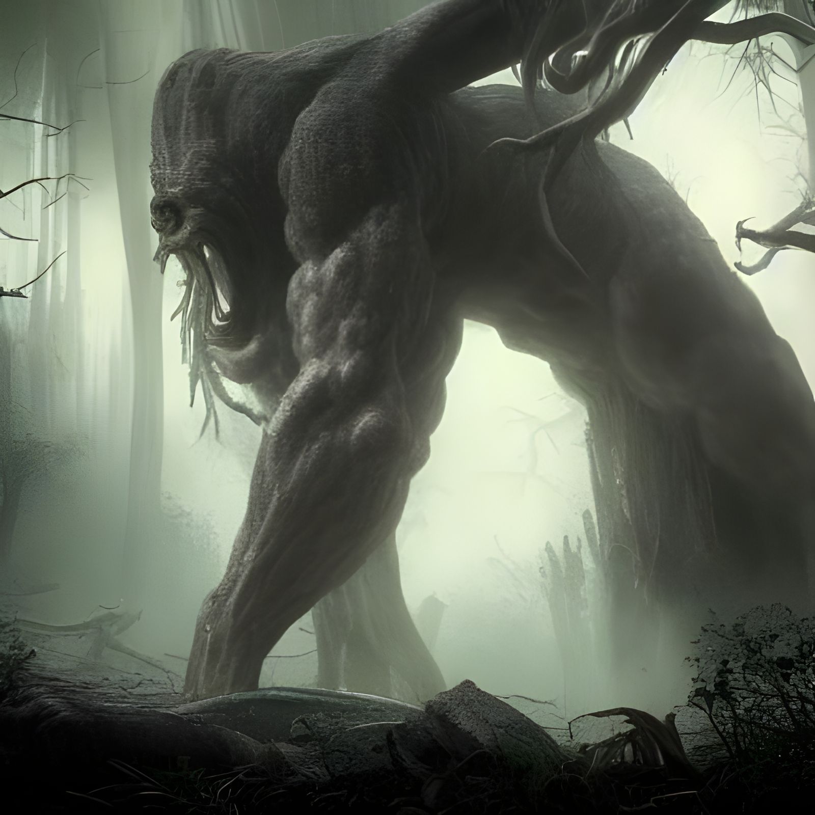 Epic Fouke Monster Digital Matte Painting