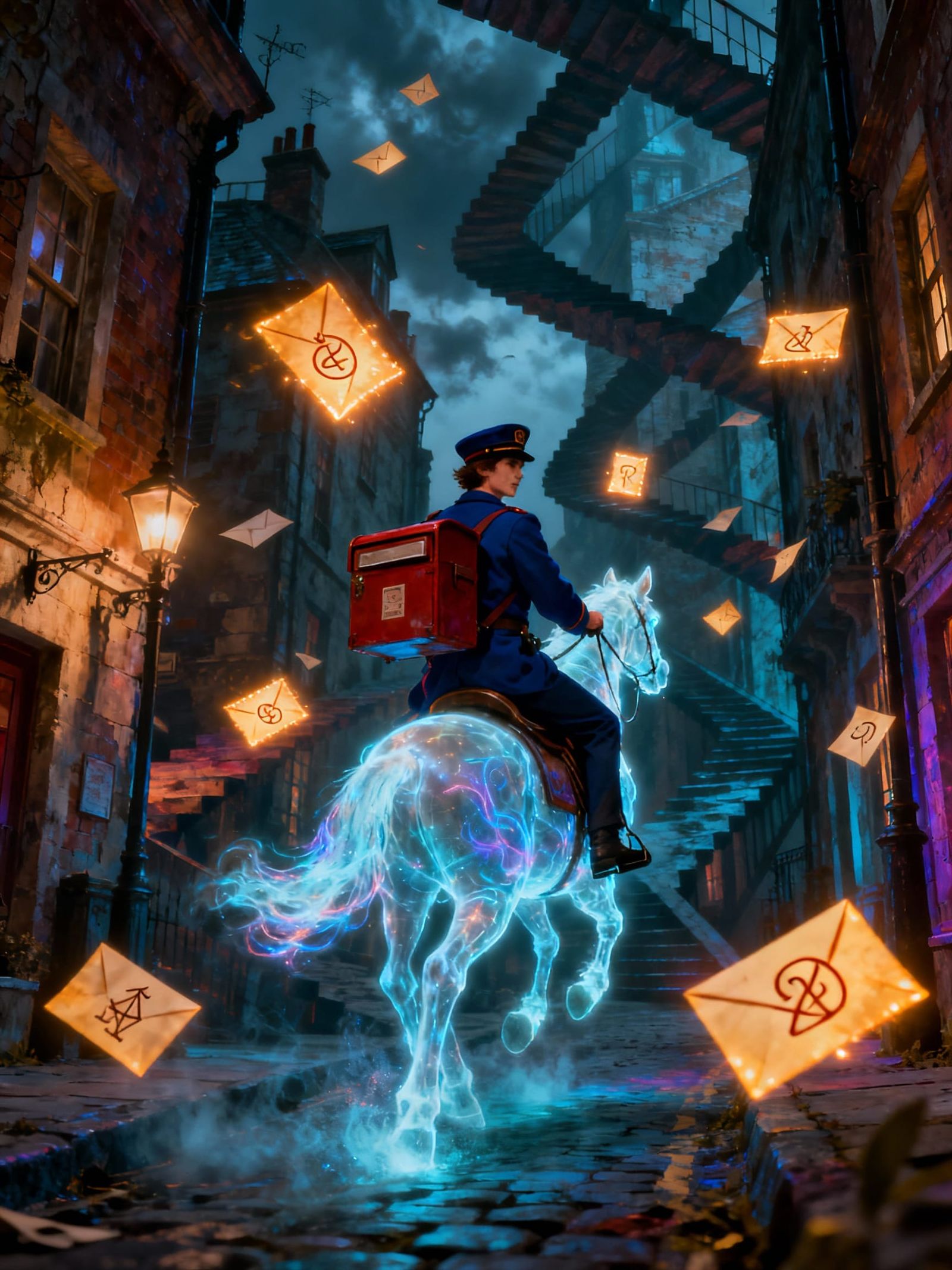 Spellbound Postman Delivers Reality-Warping Letters on Spect...