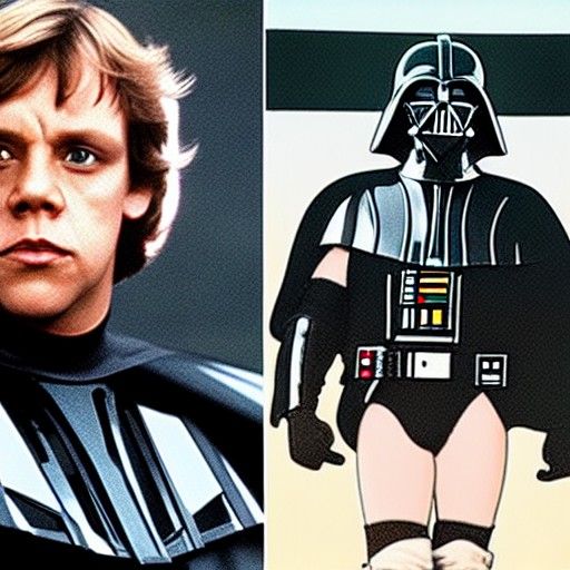 Abstract Synthetism: Skywalker and Vader Interpretation