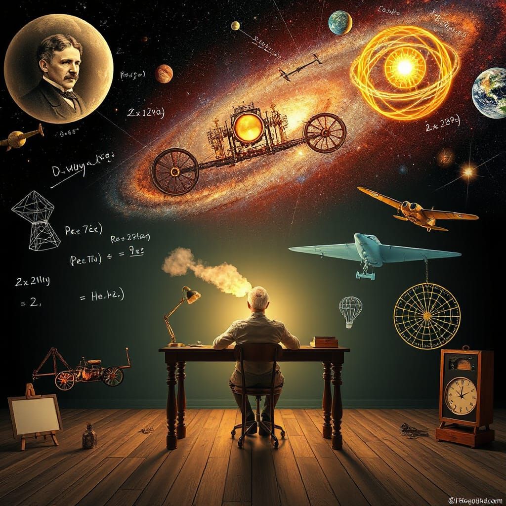 Visionary Inventor in a Cosmic Realm