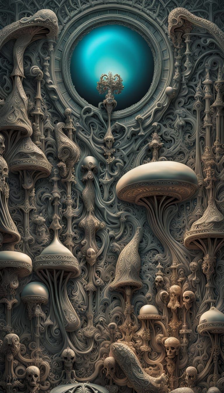 H.R. Giger's Biomechanical Garden of Earthly Delights
