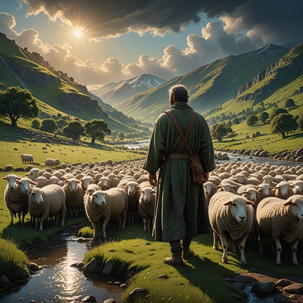 Serene Landscape of Peaceful Guidance