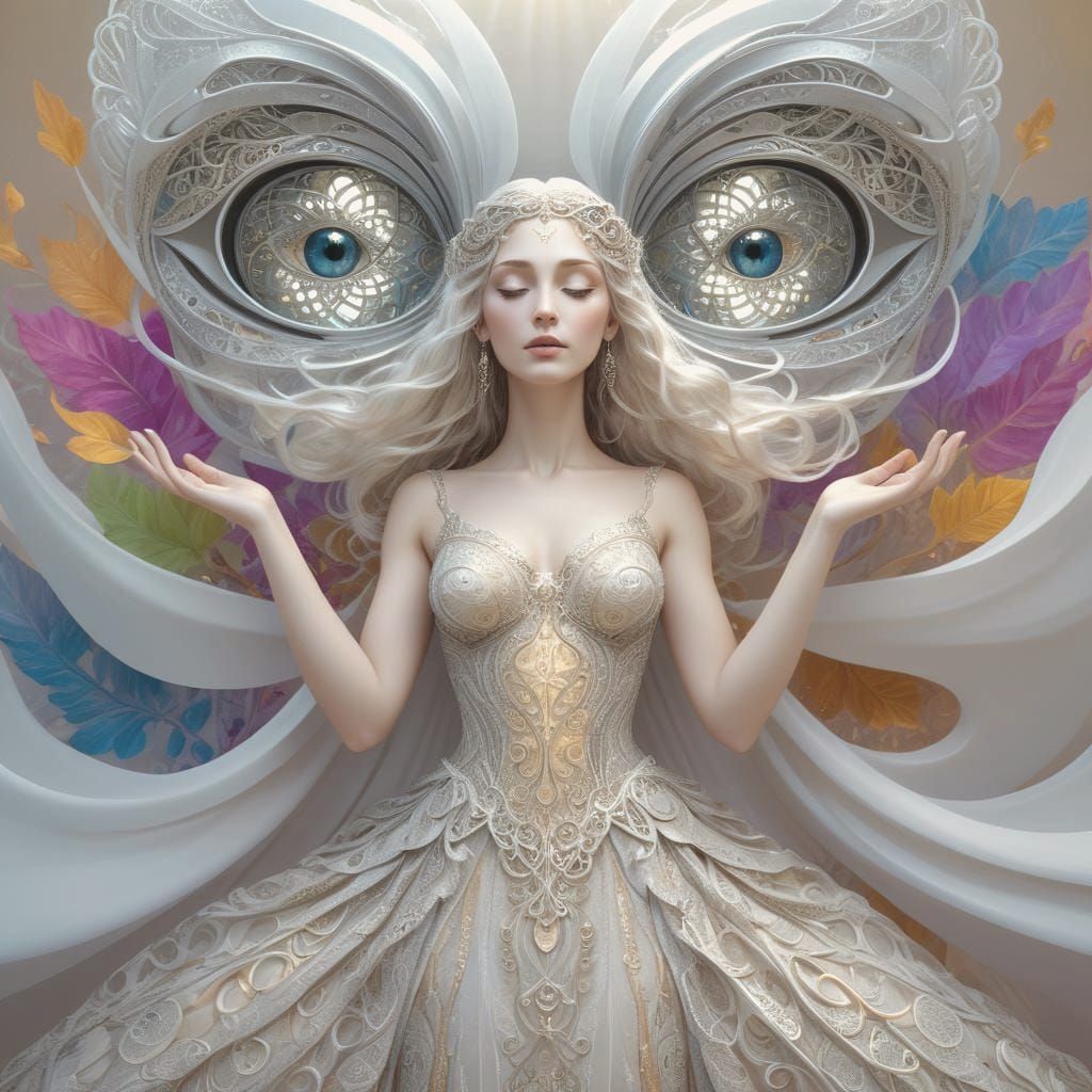 Goddess of Language: An AI Masterpiece