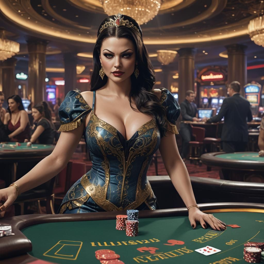 Aria Giovanni at a Blackjack table in Las Vegas