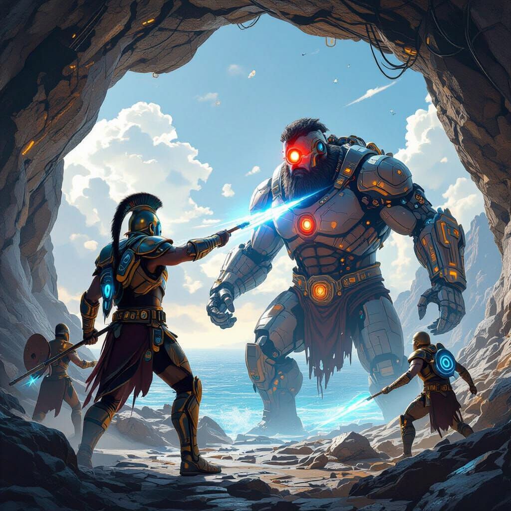 Odysseus Blinds Cyber-Cyclops in Futuristic Epic