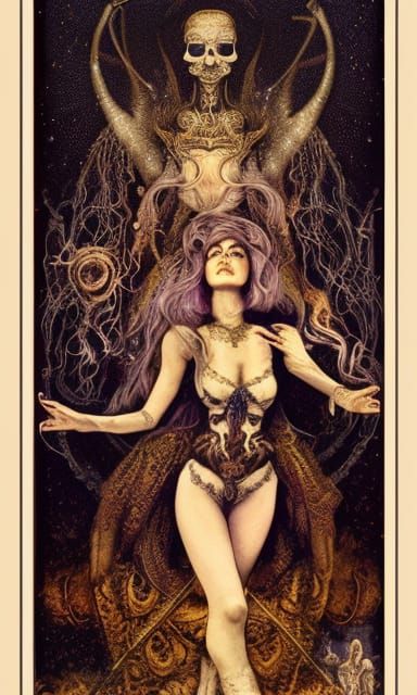 The Enigmatic Magician: Gothic Masterpiece