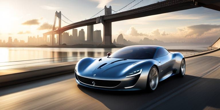 Futuristic Supercar in Pininfarina Style