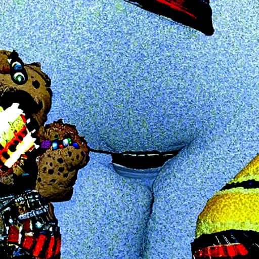Gregory fnaf eating glamrock freddy's big fat robooty