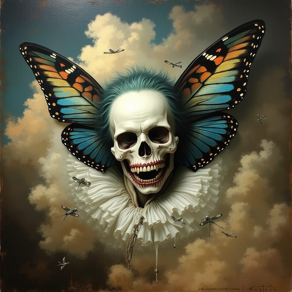 Macabre Modern Twist on Classical Art