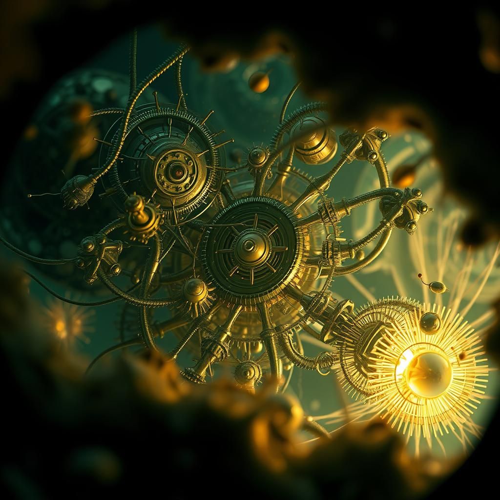 Intricate Biological Machinery with Clockwork Systems