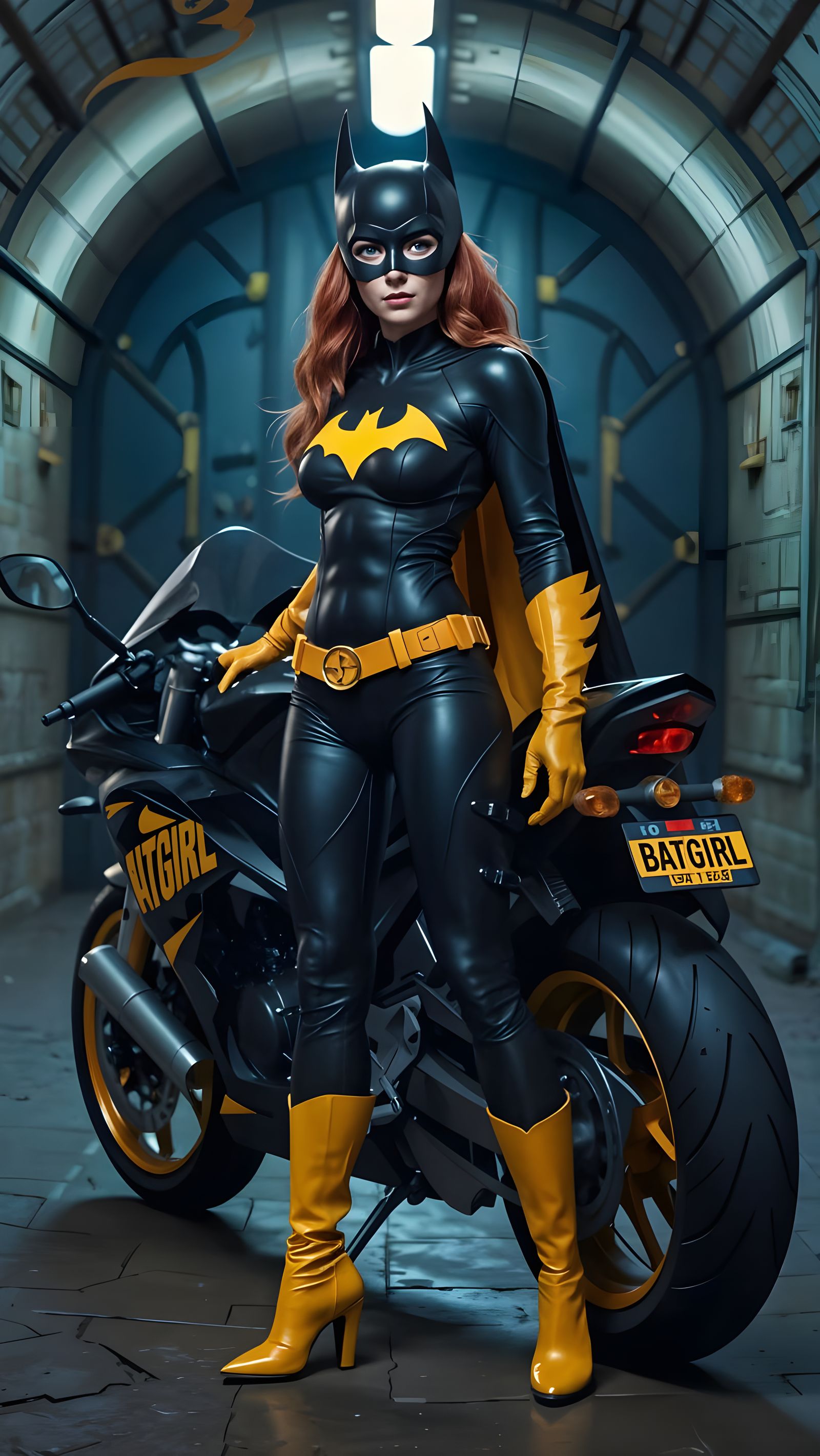 Batgirl Reveals Her Iconic Batcycle in a Dark, Fantastical C...