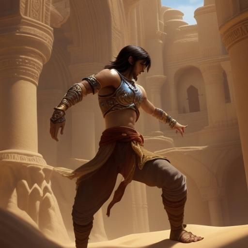 Prince of Persia Sands of Time Game Art