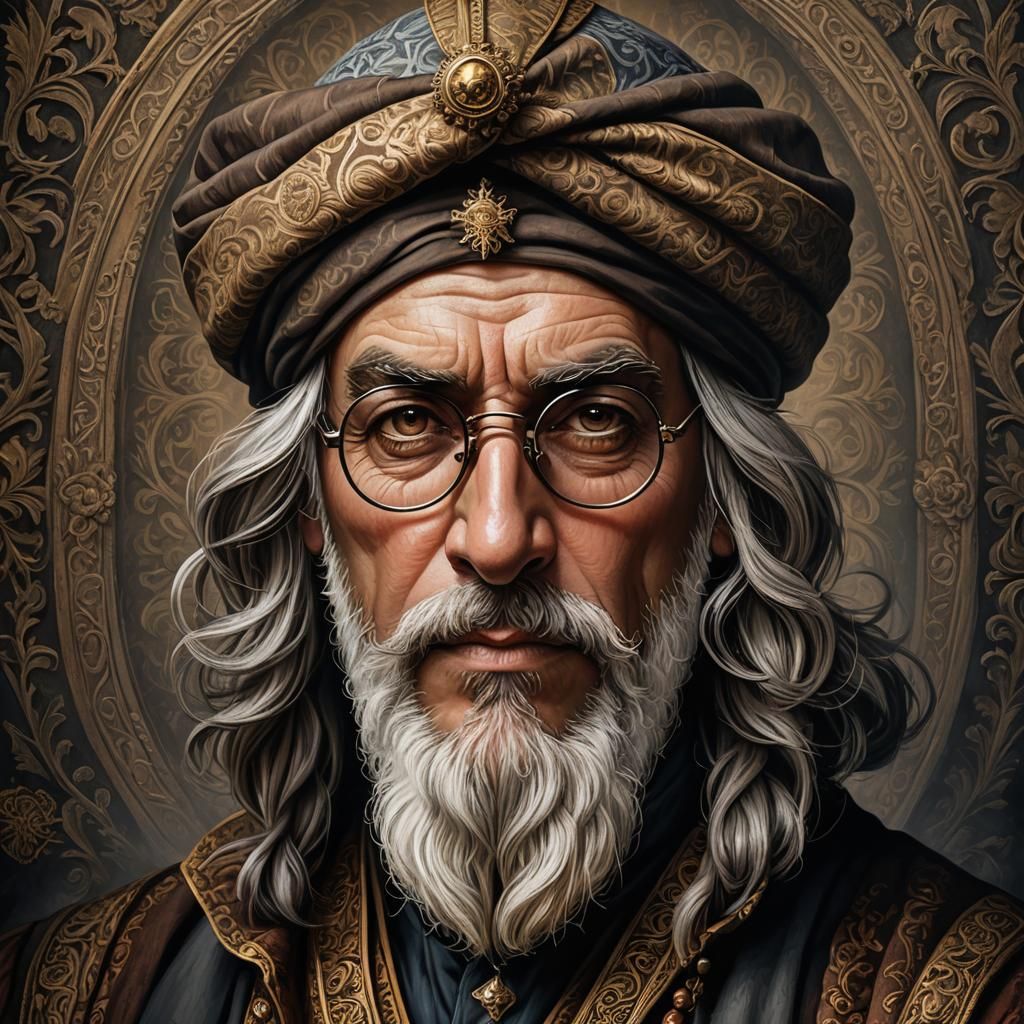 Medieval Duke's Chamberlain Portrait in Fantasy Art