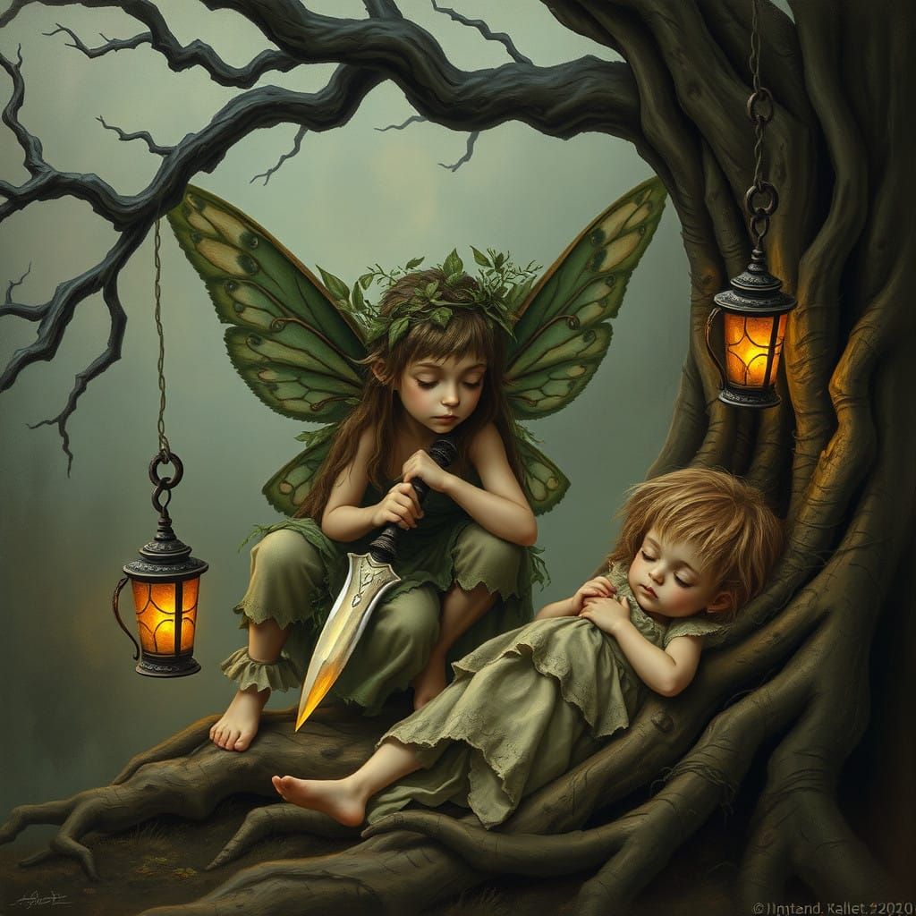 Whimsical Fae Lures Innocent Youth to Fairy Kingdom