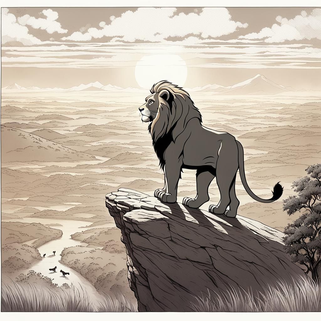 Simba's Pride: Anime-Style Climax on Pride Rock