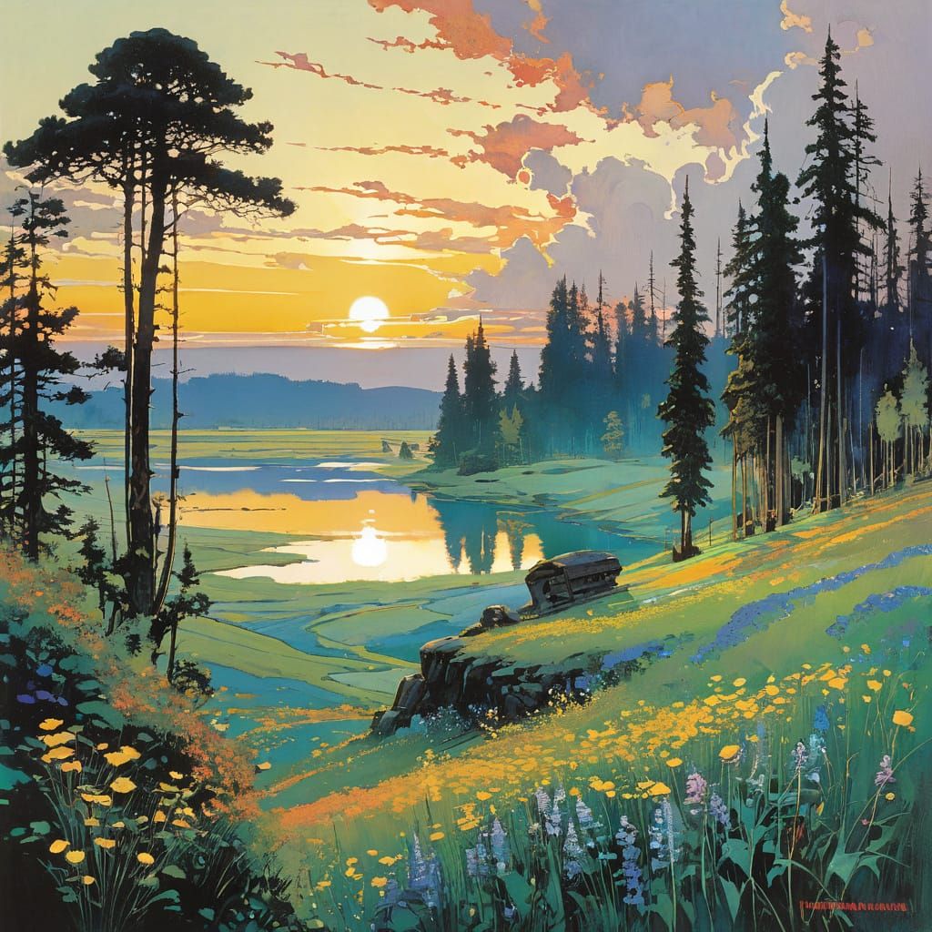 Ethereal Landscapes Inspired by Masters of Fantasy