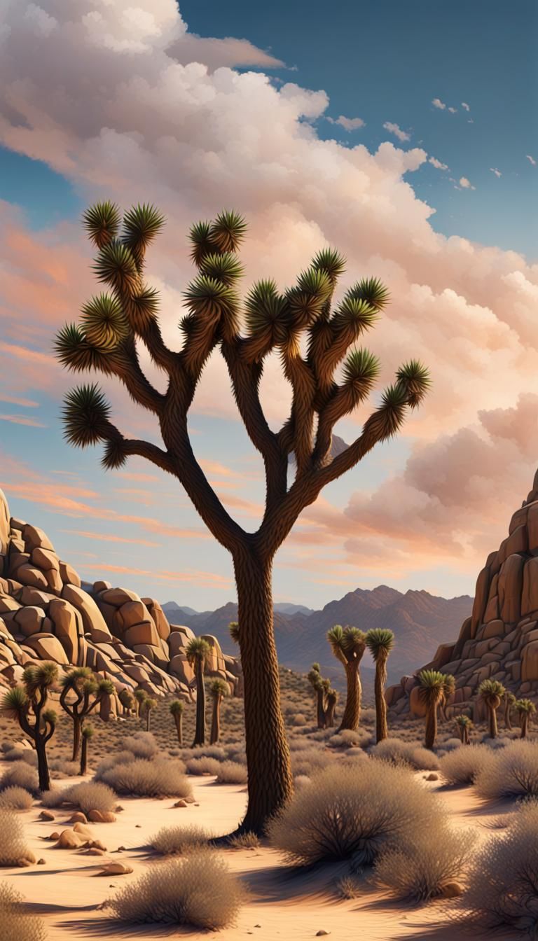 Joshua Tree National Park Sticker Illustration