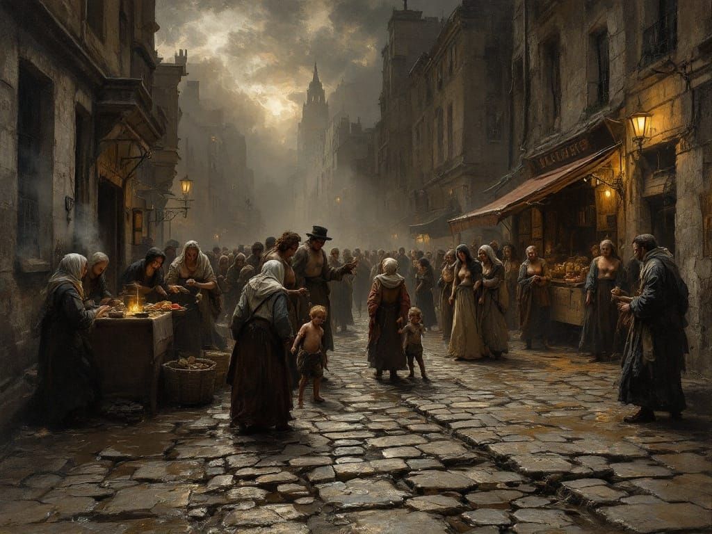 1620 London: Harsh Realities in Impressionistic Style