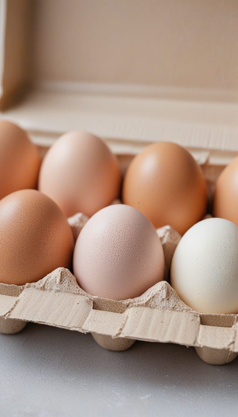 Fresh Eggs in Carton: Natural Light Food Photography