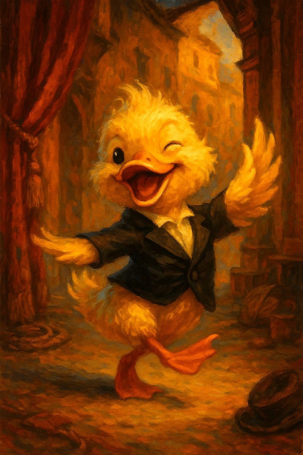 Dancing Duckling's Joyful Performance in Seville