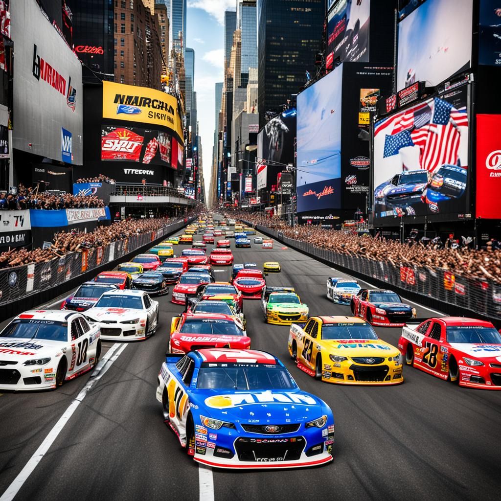 NASCAR Race Heats Up Times Square