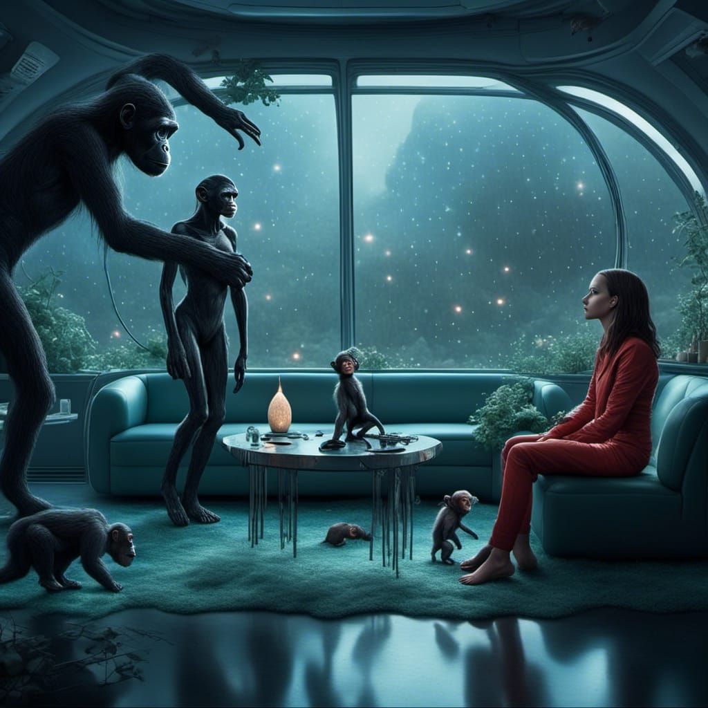 <lora:Omimimo:1.0> Cosy Living on The Way to Mars.