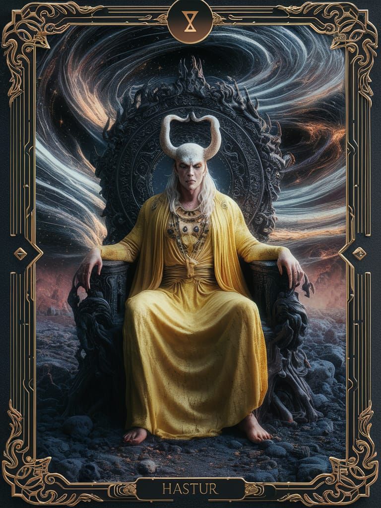 Hastur in Cosmic Tarot Card Art