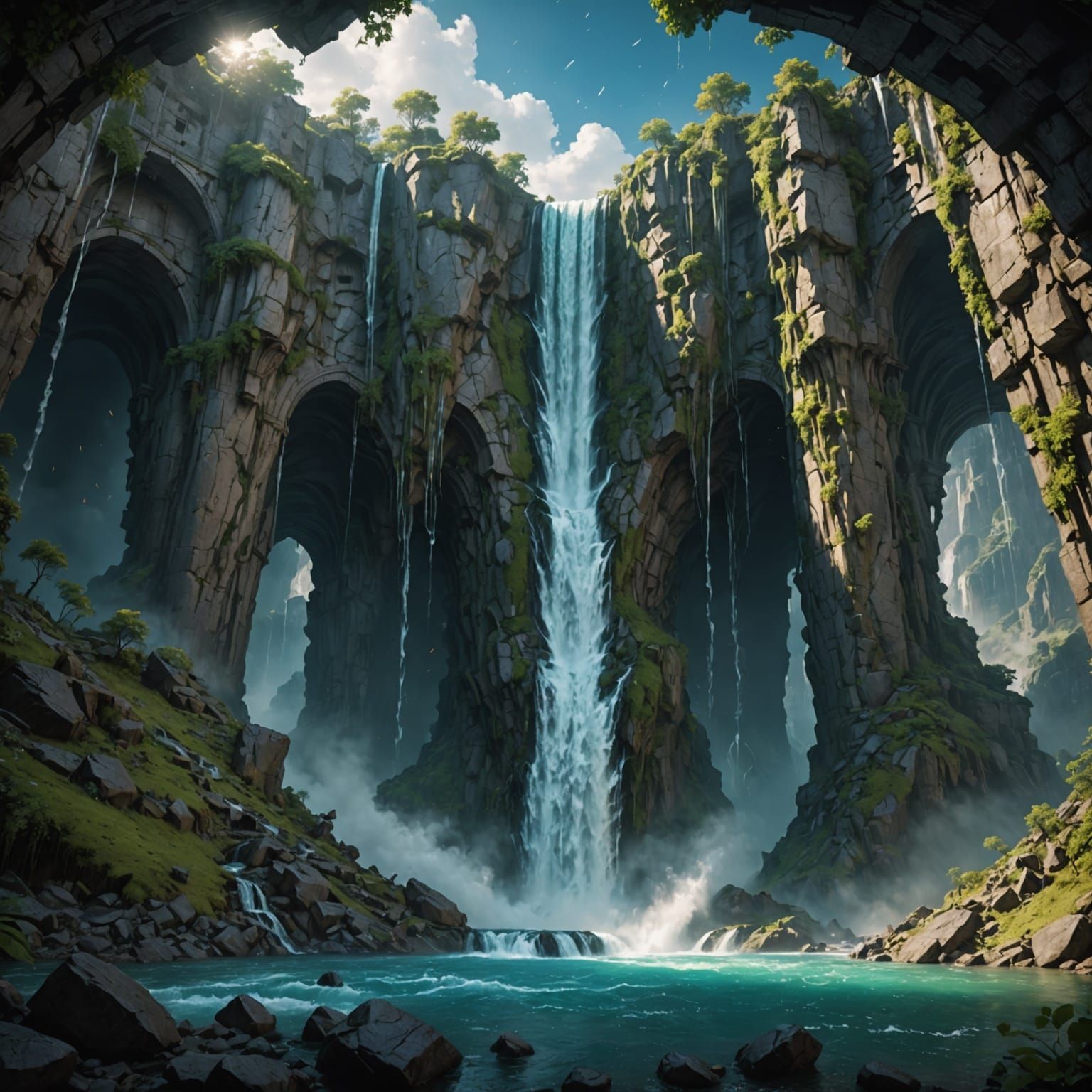 Eye of the Divine Crying a Tear