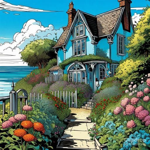 Seaside Home: An AI Interpretation