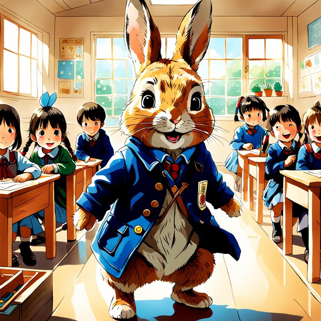 Peter Rabbit's Anime Kindergarten Adventure