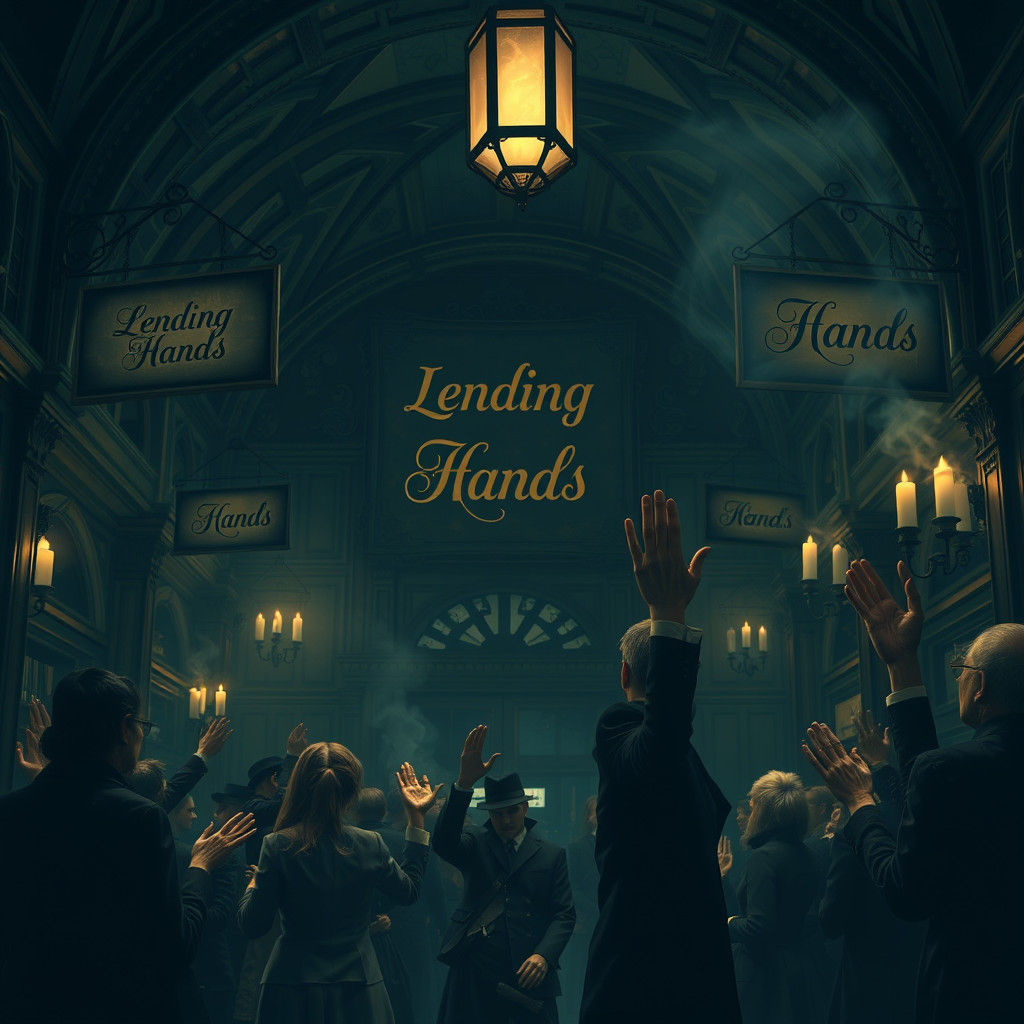 Eerie Gothic Bank of Detached Hands