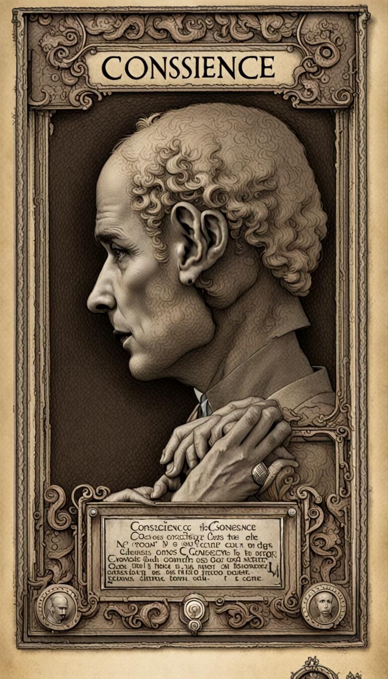 Echoes of a Guilty Mind as a Watercolor Painting