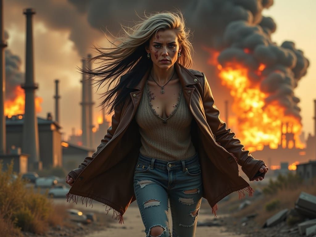 Desperate Survivor Escapes Nuclear Inferno